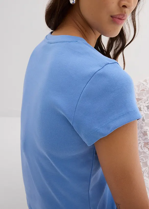 T-shirt in puro cotone biologico, bonprix
