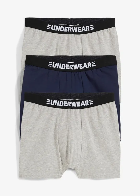 Boxer aderenti in lunghezza midi (pacco da 3), bonprix