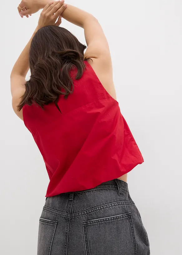 Gonna di jeans con cinta asimmetrica, bonprix