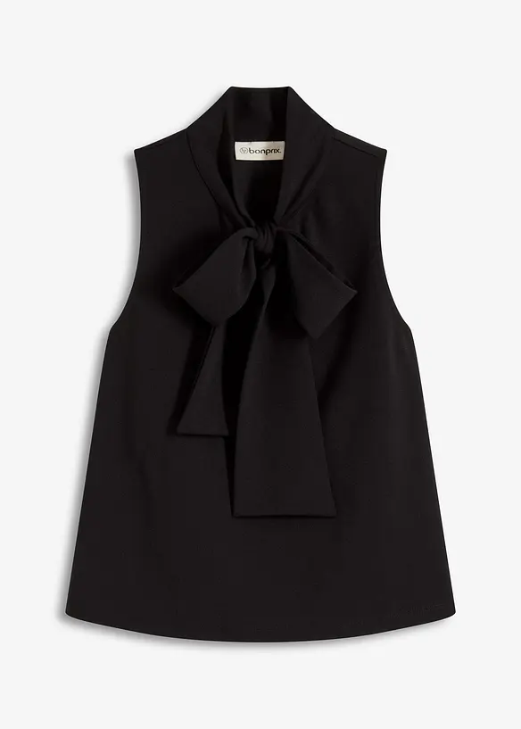 Top con fiocco al collo, bonprix