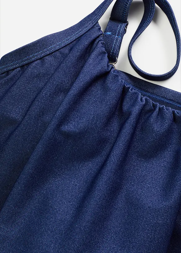 Reggiseno a bustier effetto denim per bikini, bonprix
