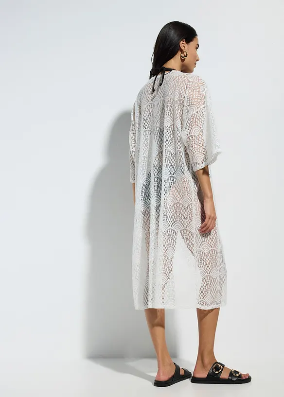 Copricostume a kimono trasparente, bonprix