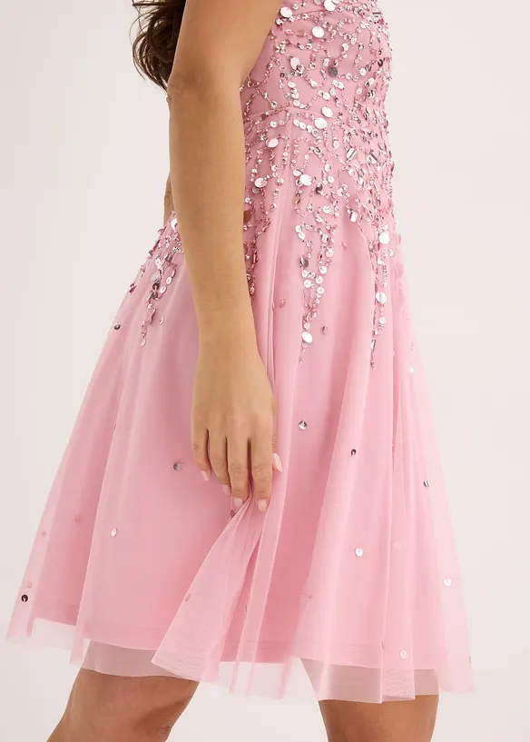 Miniabito con paillettes, bonprix