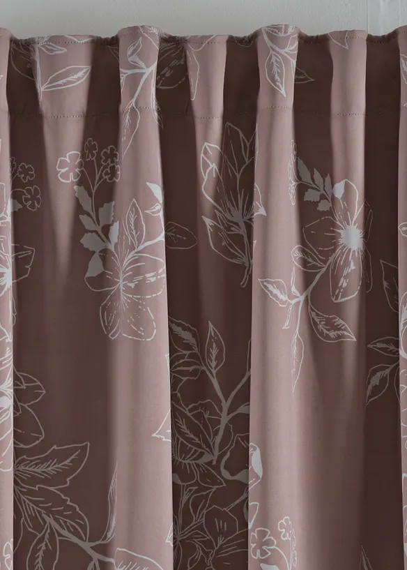 Tenda semioscurante con foglie (pacco da 1), bonprix
