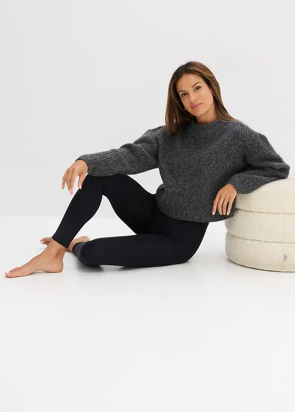 Leggings termici in pile 140 den, bonprix