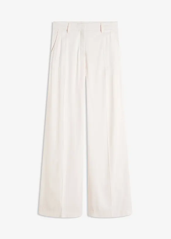 Pantaloni larghi in viscosa fluente, bonprix