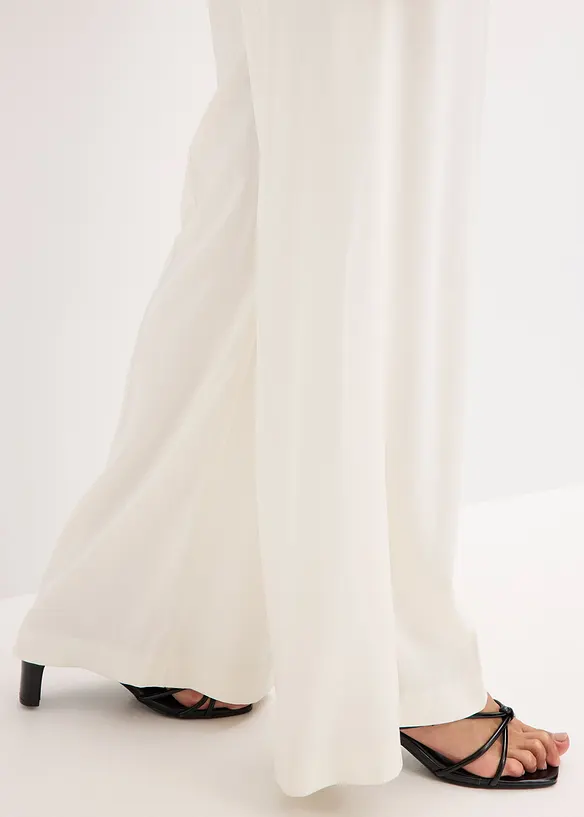 Pantaloni larghi in viscosa fluente, bonprix