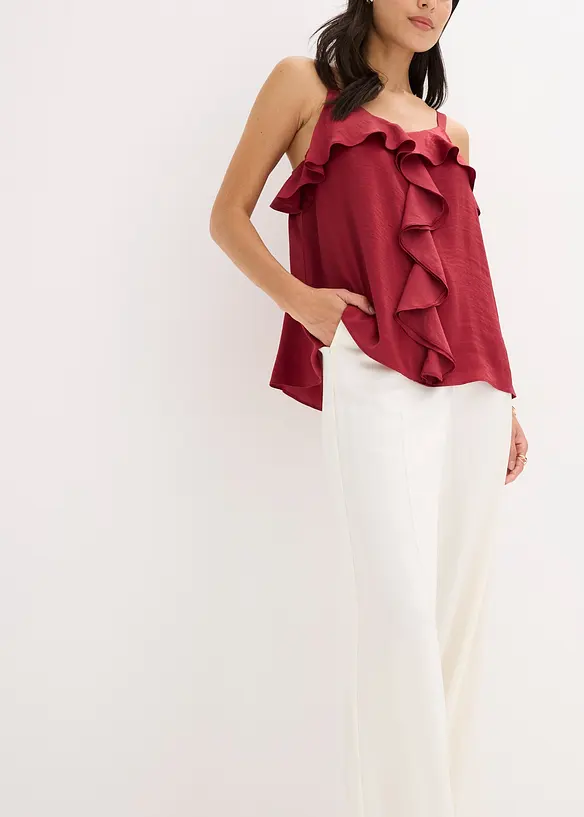Pantaloni larghi in viscosa fluente, bonprix