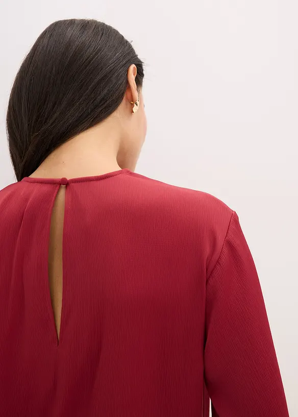 Blusa in satin lucido, bonprix