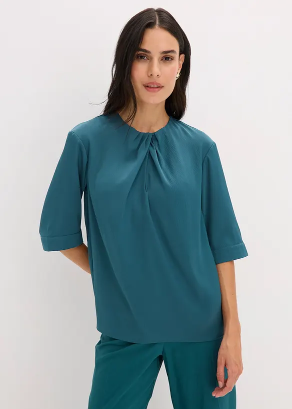 Blusa in satin lucido, bonprix