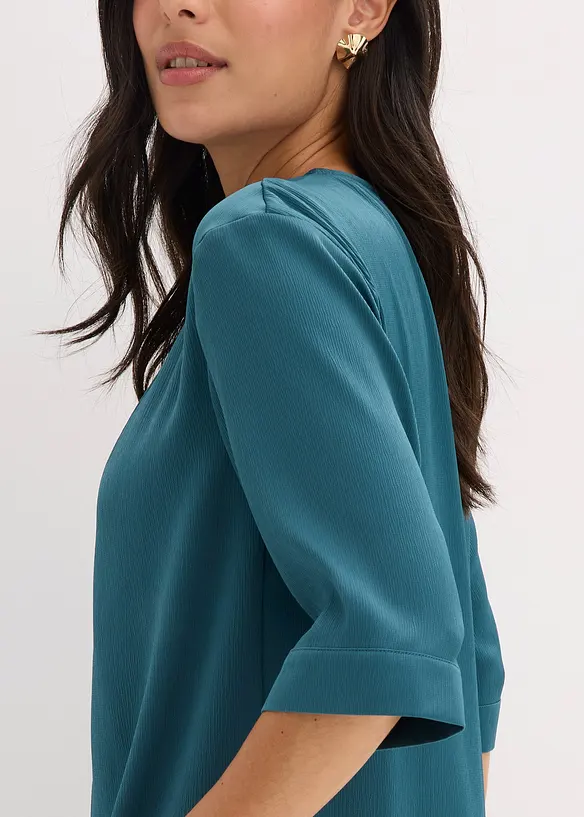 Blusa in satin lucido, bonprix