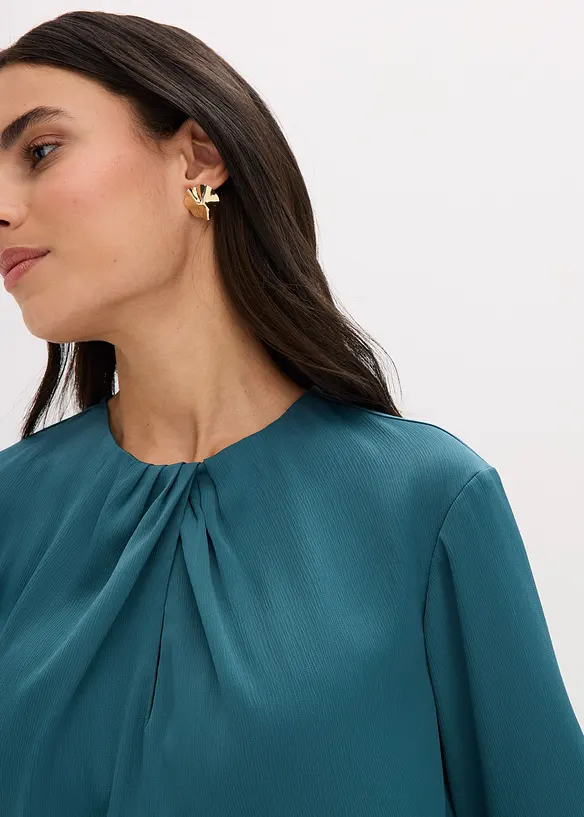 Blusa in satin lucido, bonprix