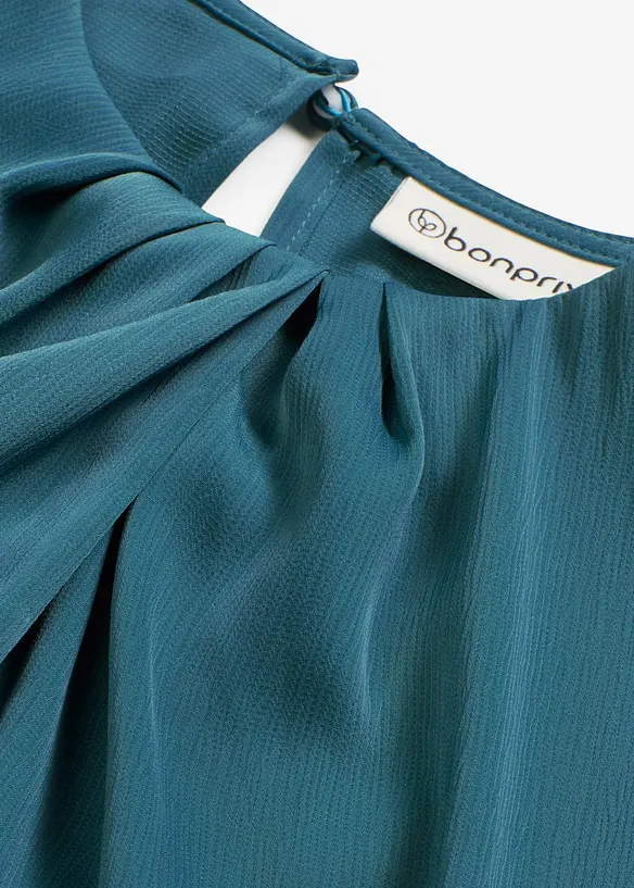 Abito midi in satin lucido, bonprix