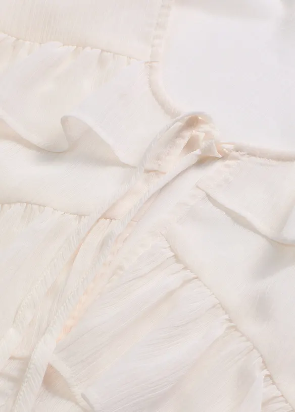 Camicetta di chiffon con volant, bonprix