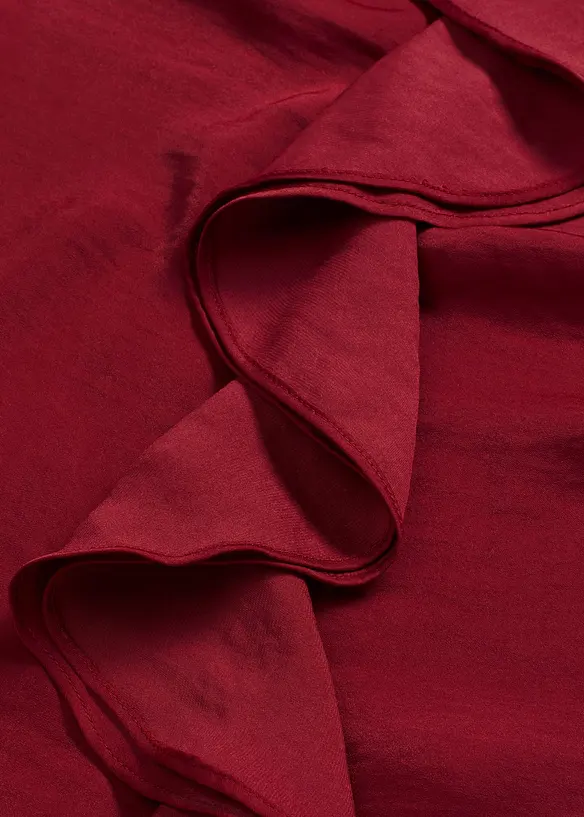 Top con spalline sottili in satin lucido, bonprix