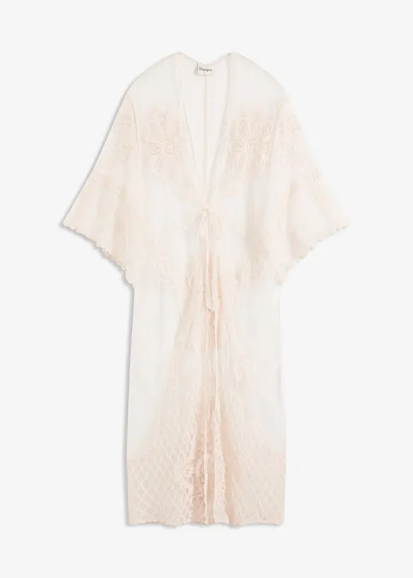 Copricostume a kimono trasparente, bonprix