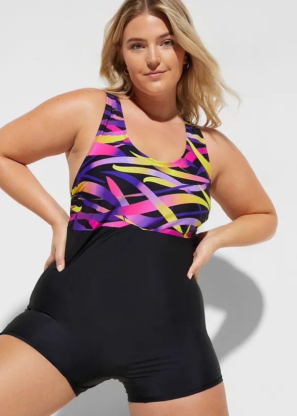 Costume intero sportivo a pantaloncino ad asciugatura rapida, bonprix