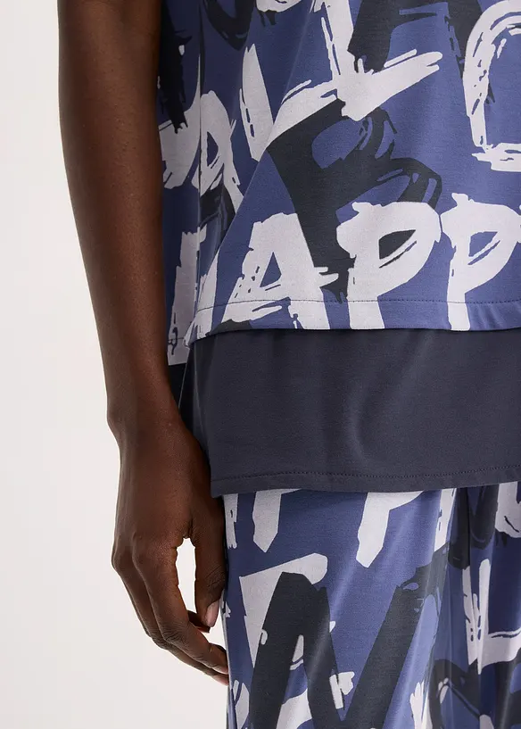Maglia lunga a maniche corte, bonprix
