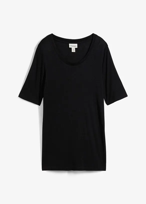 Maglia lunga in viscosa morbida, bonprix