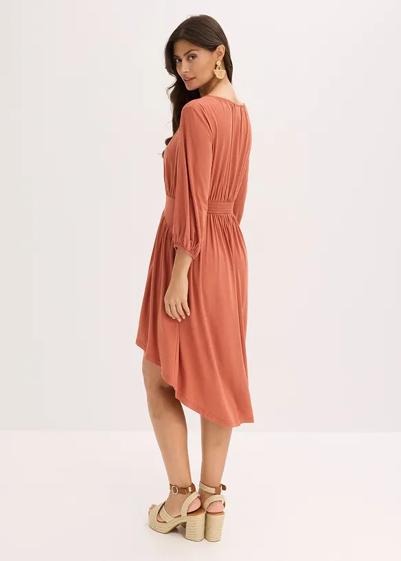 Abito di jersey con arricciature, bonprix