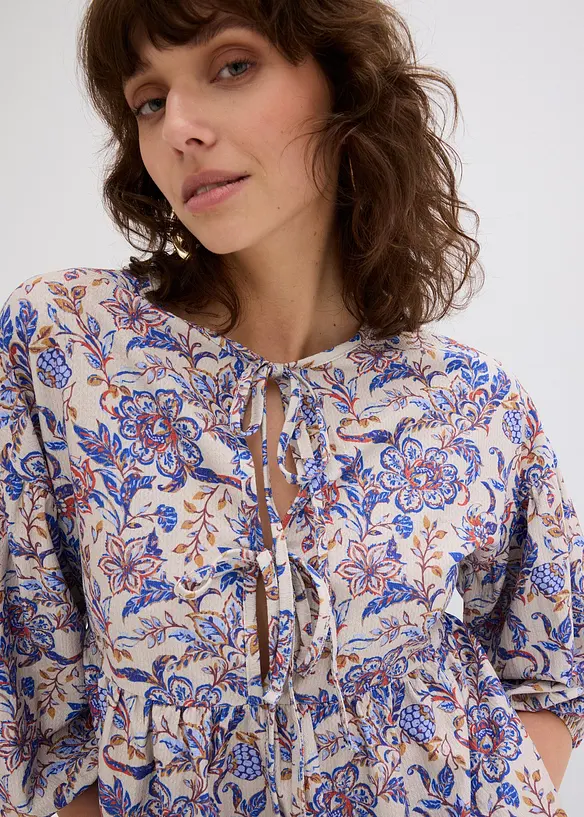 Maglia con laccetti da annodare, bonprix