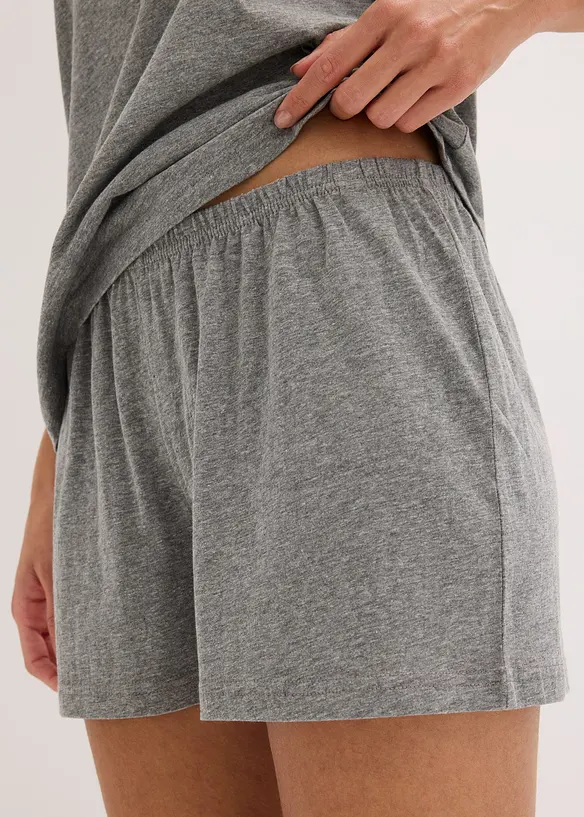 Pigiama estivo con pizzo raffinato, bonprix