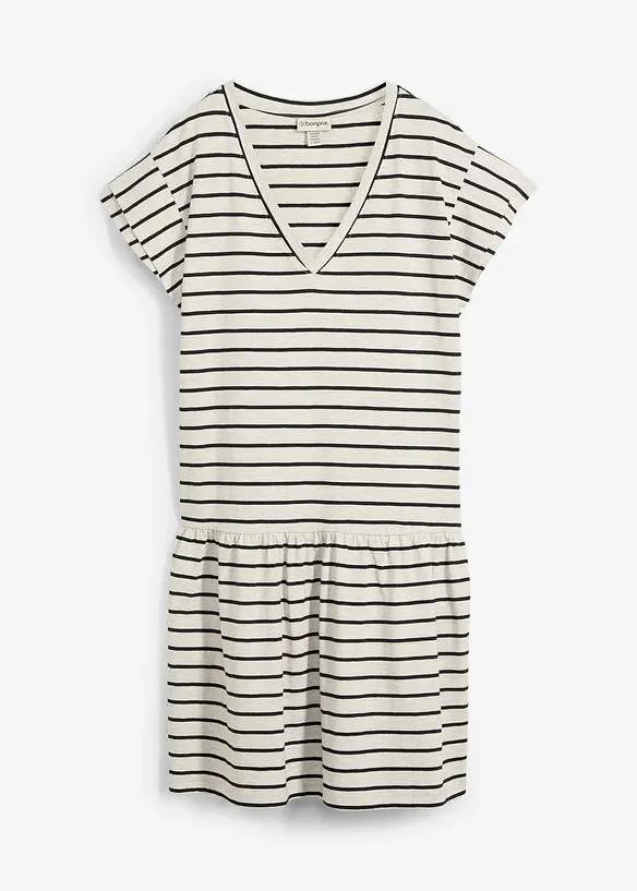 Abito in maglina di puro cotone, bonprix