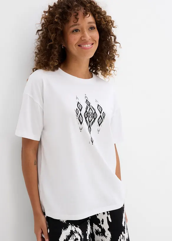 T-shirt con stampa, bonprix