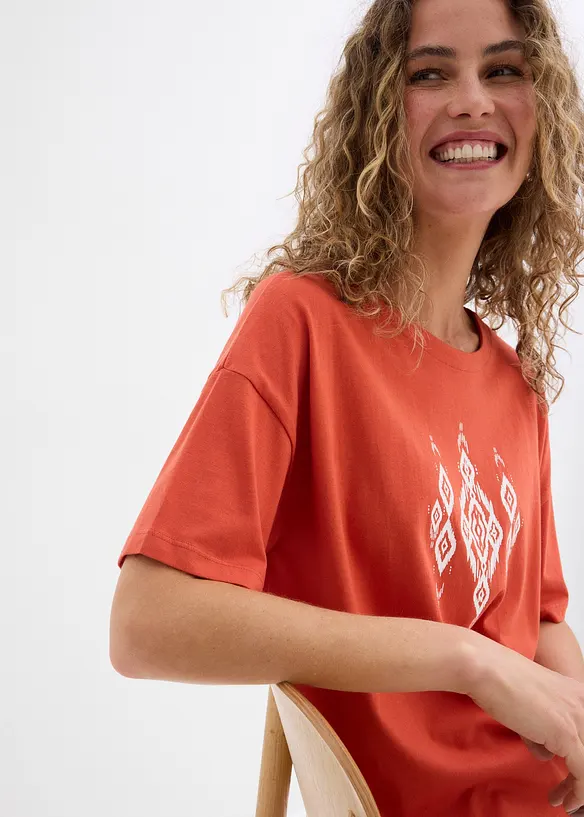 T-shirt con stampa, bonprix