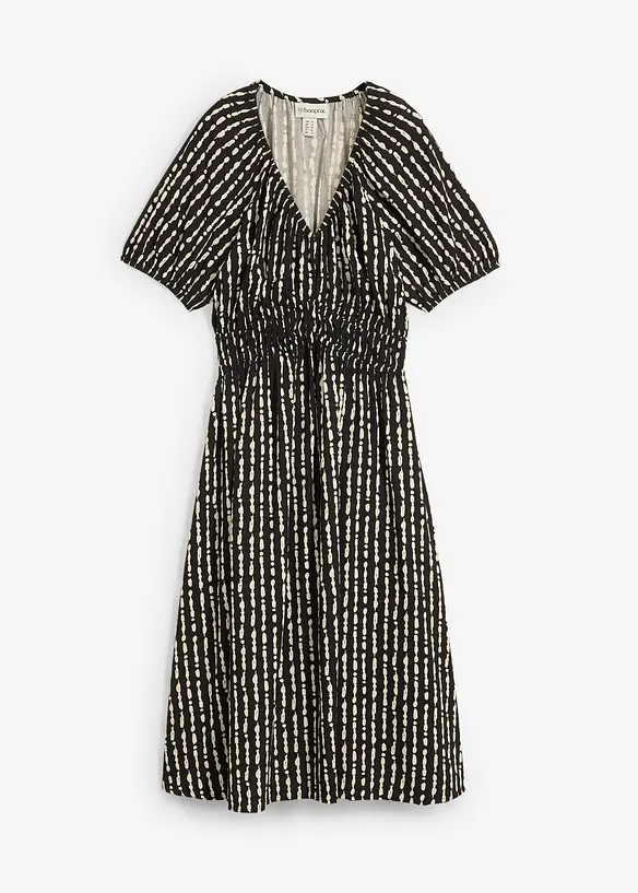 Abito midi in morbida viscosa, bonprix