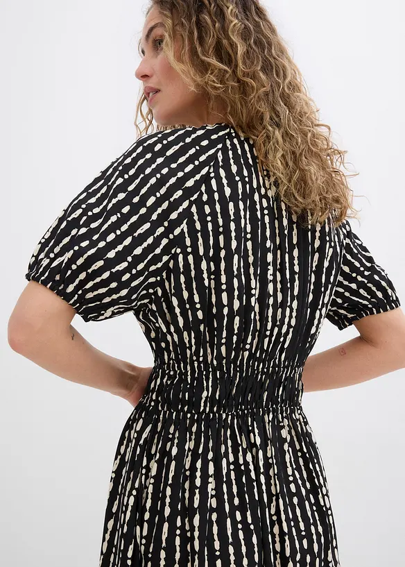 Abito midi in morbida viscosa, bonprix