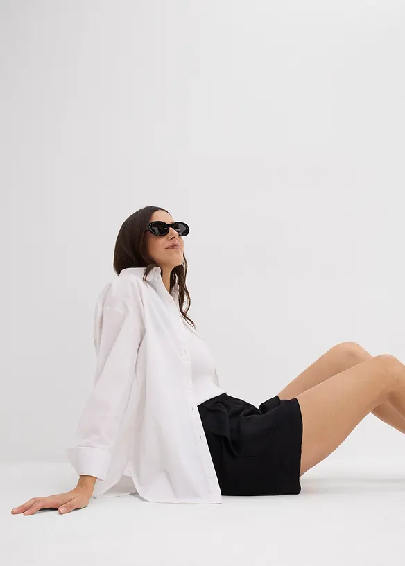 Shorts in viscosa con cinta comoda, bonprix