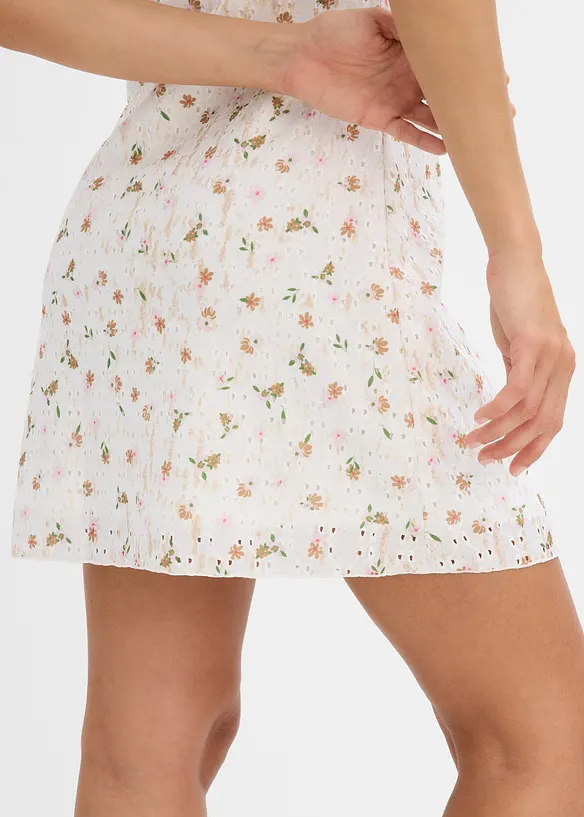 Abito in pizzo con stampa floreale, bonprix