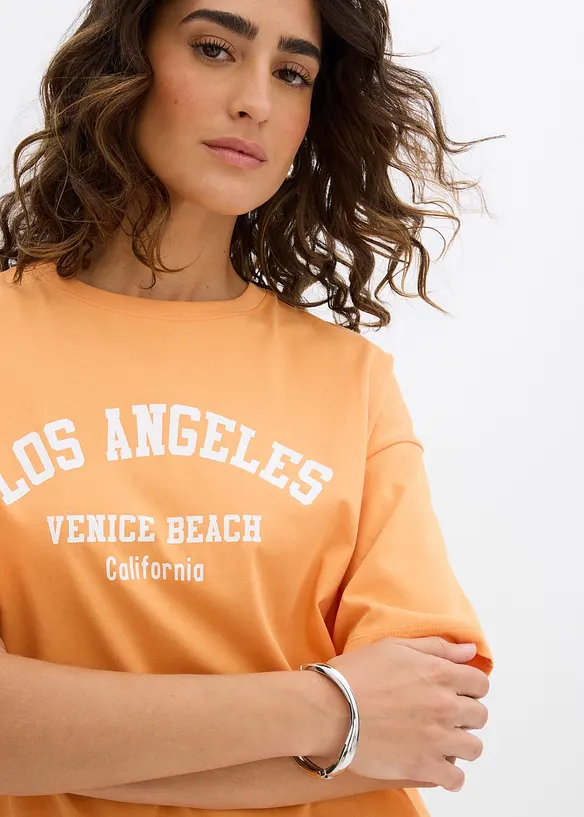 Maglia oversize in puro cotone biologico, bonprix