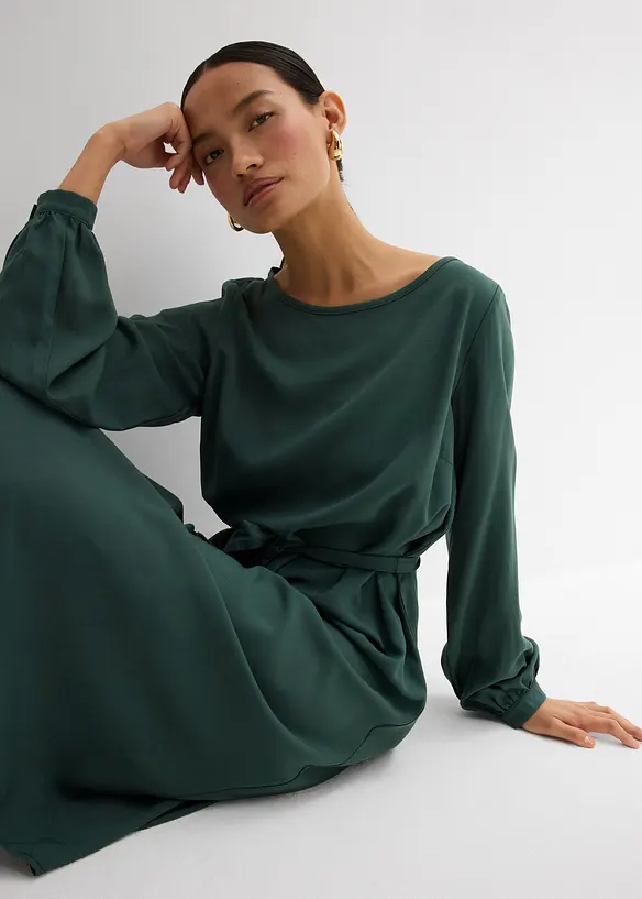 Abito midi in viscosa fine, bonprix