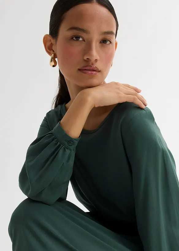 Abito midi in viscosa fine, bonprix