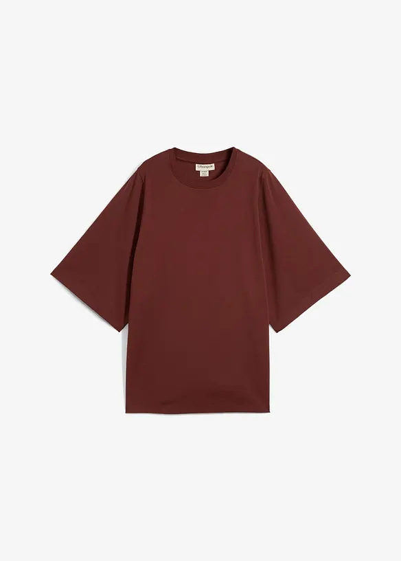 Maglia oversize in puro cotone biologico con maniche ampie, bonprix