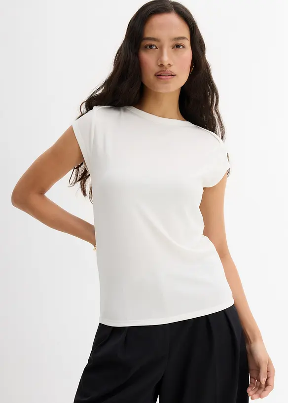 Top a costine in misto modal morbido, bonprix