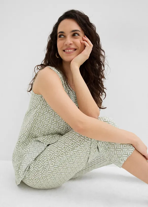 Blusa lunga in morbida viscosa, bonprix