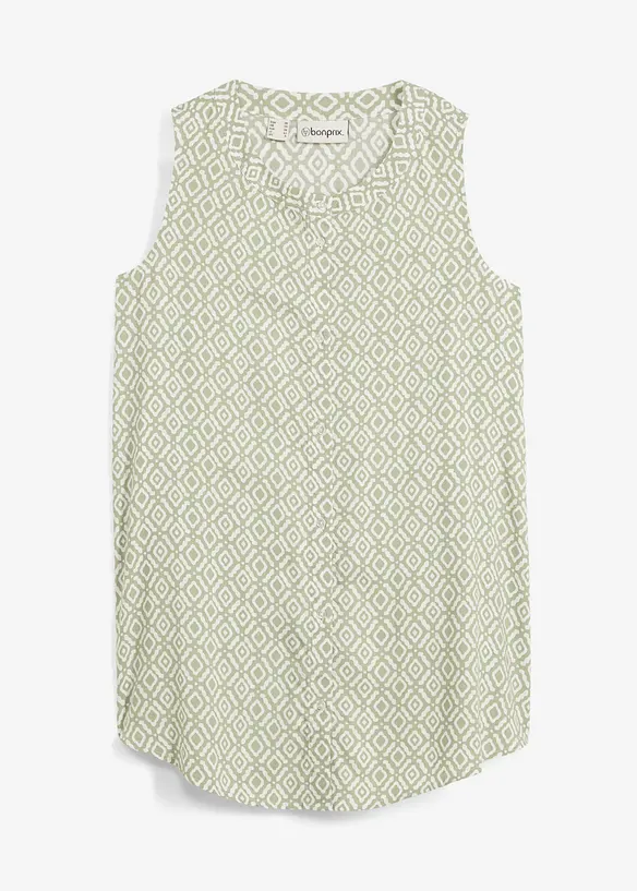 Blusa lunga in morbida viscosa, bonprix