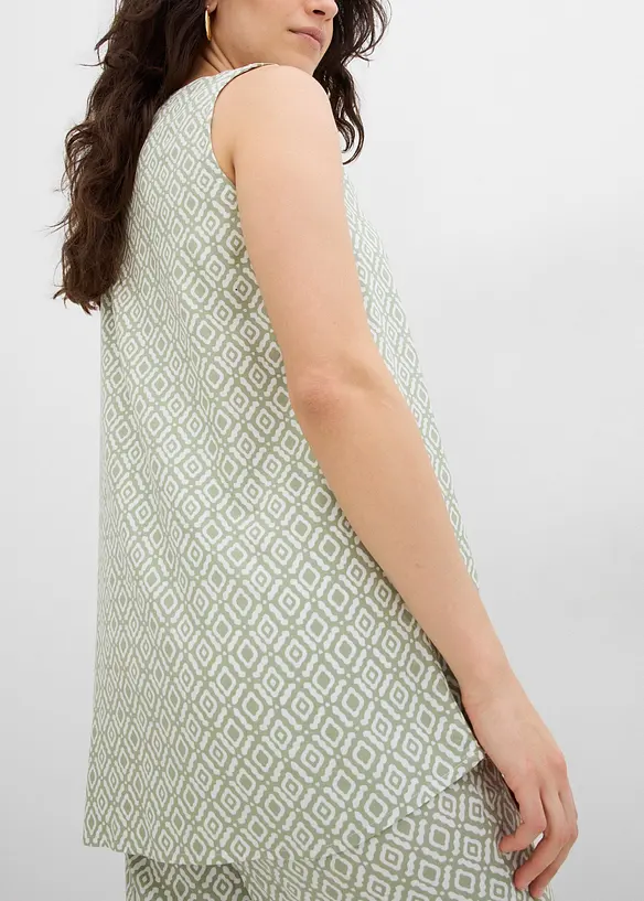 Blusa lunga in morbida viscosa, bonprix