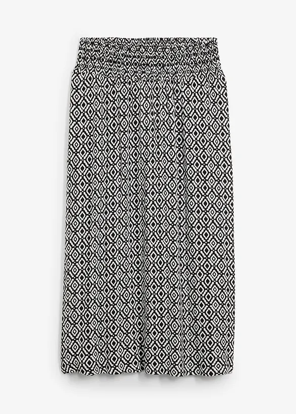 Gonna lunga in viscosa crinkle, bonprix
