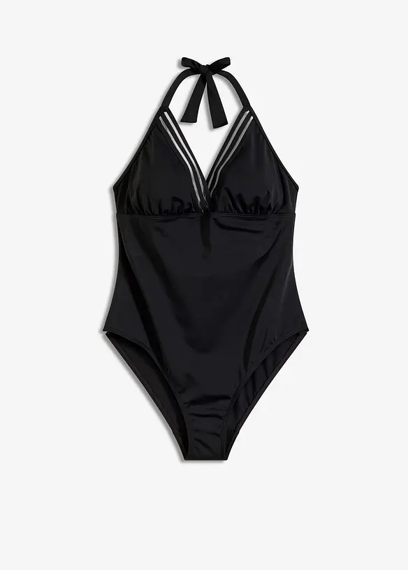 Costume intero con scollatura profonda e allacciatura dietro al collo, bonprix