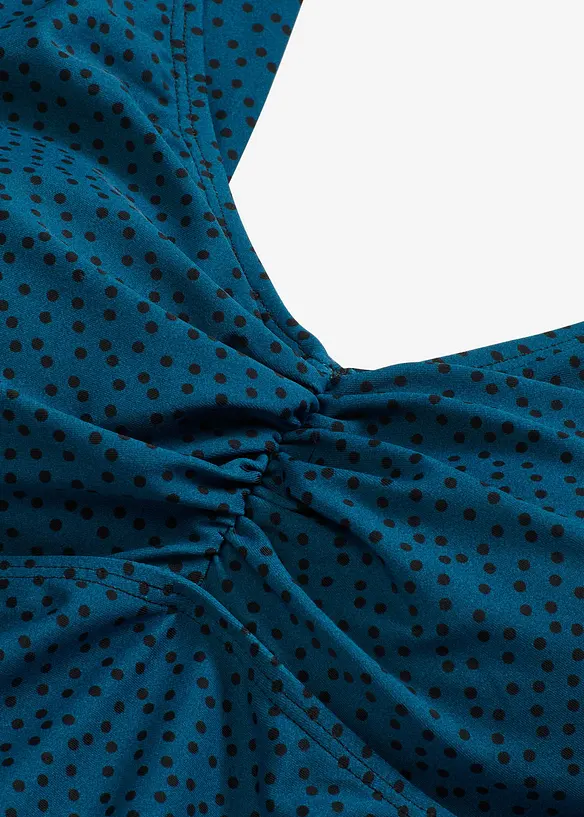 Tankini lungo con fondo a zigzag (set 2 pezzi), bonprix