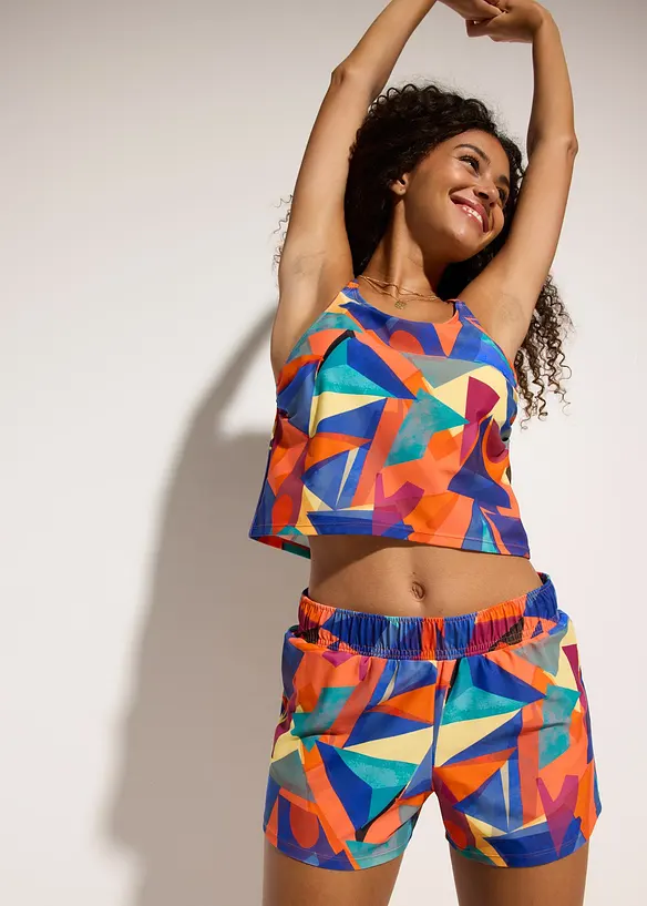 Tankini con shorts (set 2 pezzi), bonprix