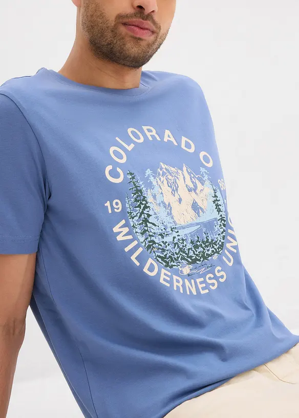T-shirt in puro cotone biologico, bonprix
