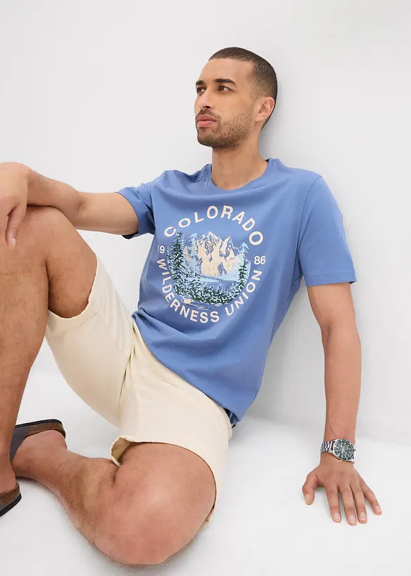 T-shirt in puro cotone biologico, bonprix