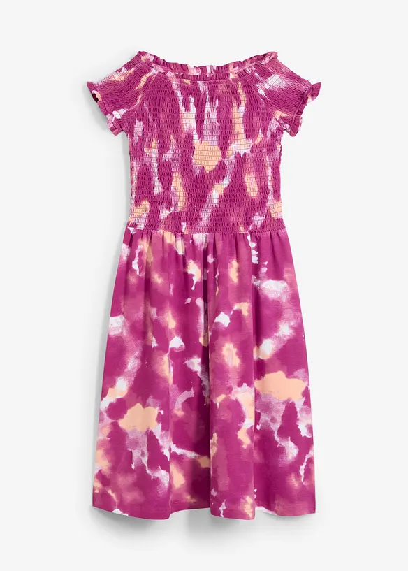 Abito in jersey di cotone biologico elasticizzato, bonprix