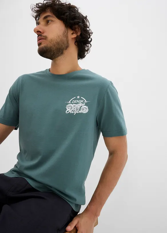 T-shirt in puro cotone (pacco da 2), bonprix