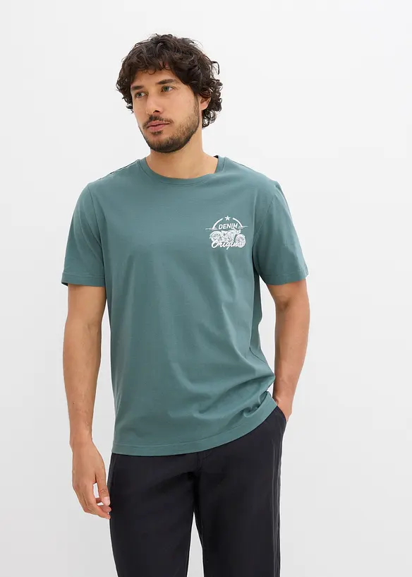 T-shirt in puro cotone (pacco da 2), bonprix